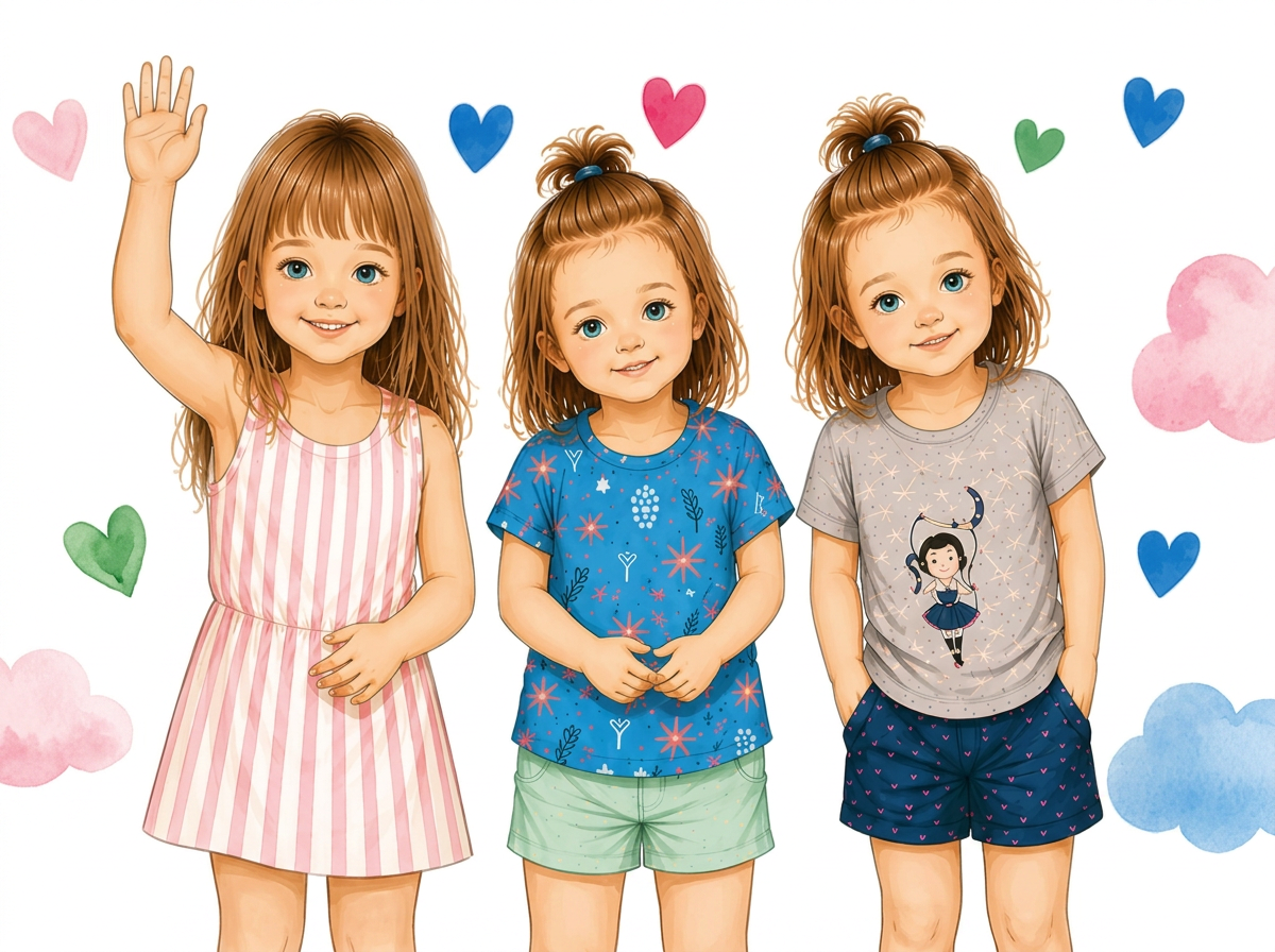Drei Kleinkinder spielen gemeinsam mit bunten Bauklötzen